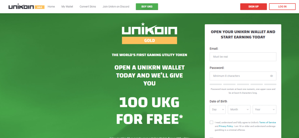 UnikoinGold Promotions