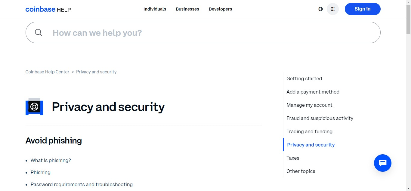 Privacy and security Coinbase Help